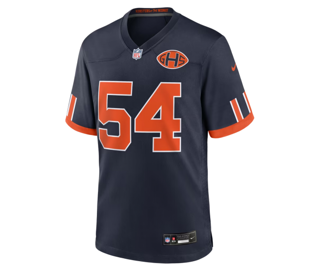 Brian Urlacher Chicago Bears Nike 2026 Rivalries Collection Game Jersey Navy