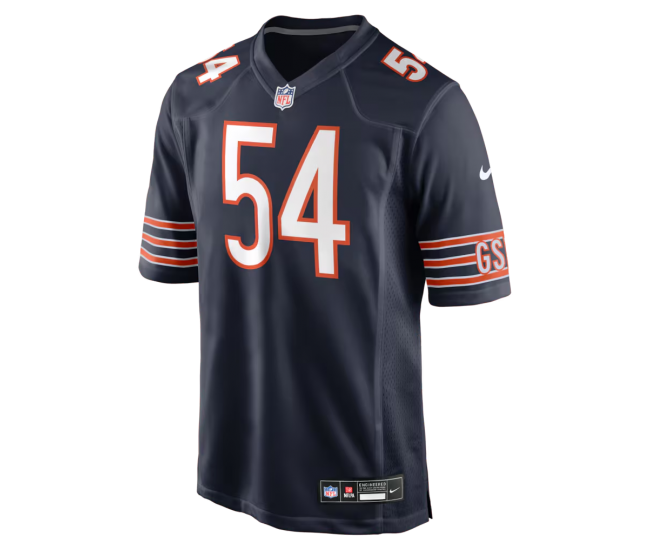 Brian Urlacher Chicago Bears Nike Game Retired Player Jersey Navy