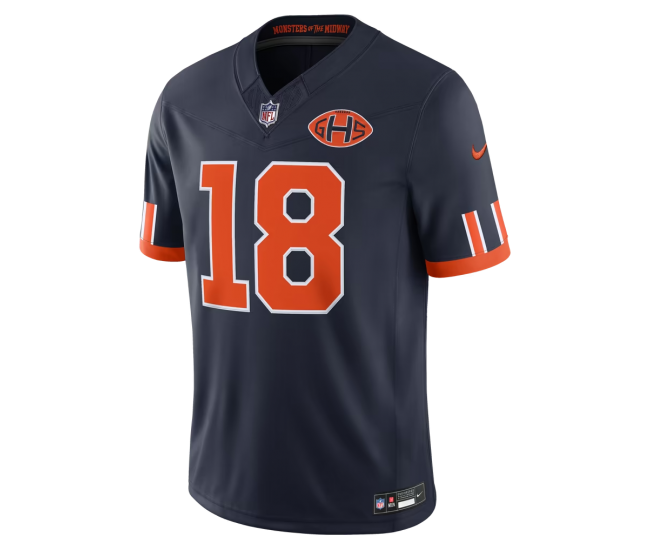 Caleb Williams Chicago Bears Nike 2026 Rivalries Collection Stitched Limited Jersey Navy