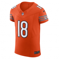Caleb Williams Chicago Bears Nike Alternate Vapor F.U.S.E. Elite Jersey Orange