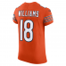 Caleb Williams Chicago Bears Nike Alternate Vapor F.U.S.E. Elite Jersey Orange