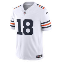 Caleb Williams Chicago Bears Nike Alternate Vapor F.U.S.E. Stitched Limited Jersey White