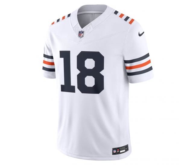 Caleb Williams Chicago Bears Nike Alternate Vapor F.U.S.E. Stitched Limited Jersey White