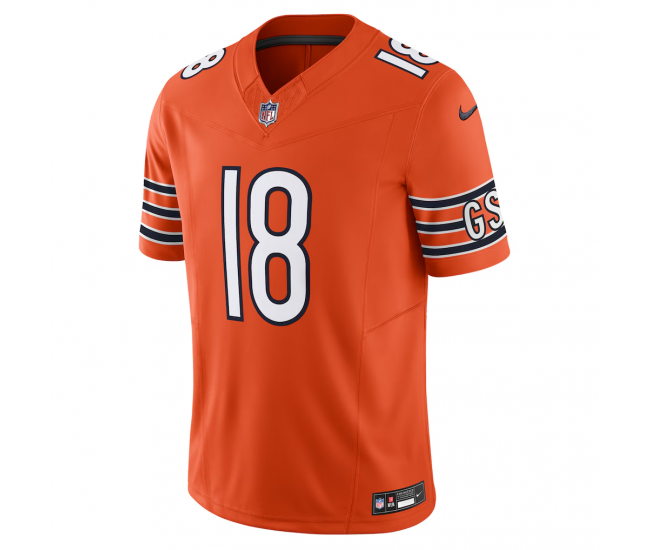 Caleb Williams Chicago Bears Nike Vapor F.U.S.E. Limited Jersey Orange