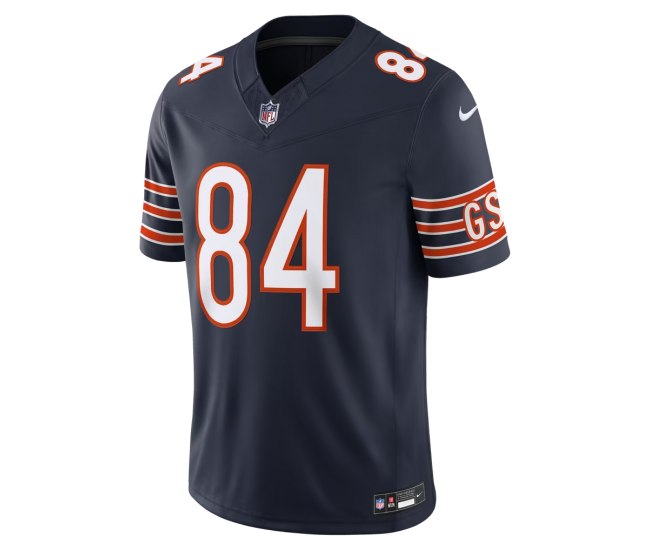 Colston Loveland Chicago Bears Nike Team Vapor F.U.S.E. Stitched Limited Jersey Navy