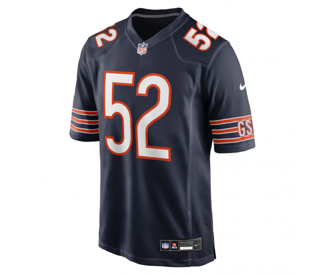 Drew Dalman Chicago Bears Nike Team Game Jersey Navy