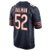 Drew Dalman Chicago Bears Nike Team Game Jersey Navy