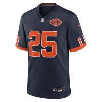 Kyle Monangai Chicago Bears Nike 2026 Rivalries Collection Game Jersey Navy