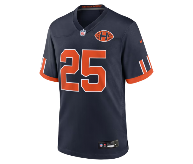 Kyle Monangai Chicago Bears Nike 2026 Rivalries Collection Game Jersey Navy