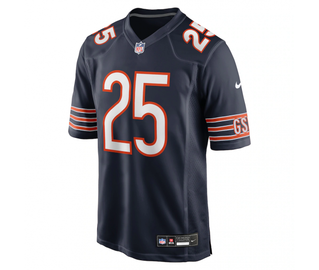 Kyle Monangai Chicago Bears Nike Team Game Jersey Navy