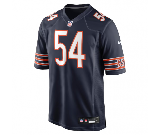 Logan Jones Chicago Bears Nike Team Game Jersey Navy