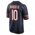 Luther Burden III Chicago Bears Nike Team Game Jersey Navy