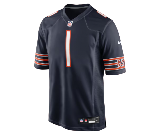 Number 1 Groom Chicago Bears Nike Game Jersey Navy
