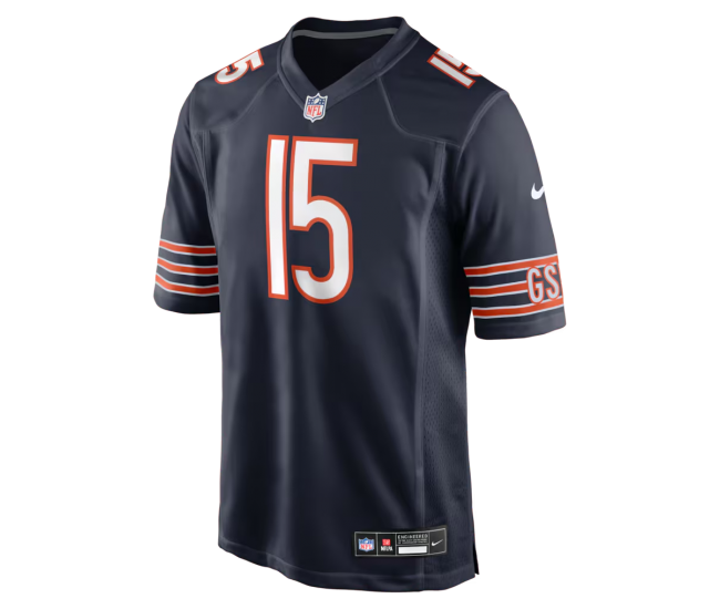 Rome Odunze Chicago Bears Nike Player Game Jersey Navy
