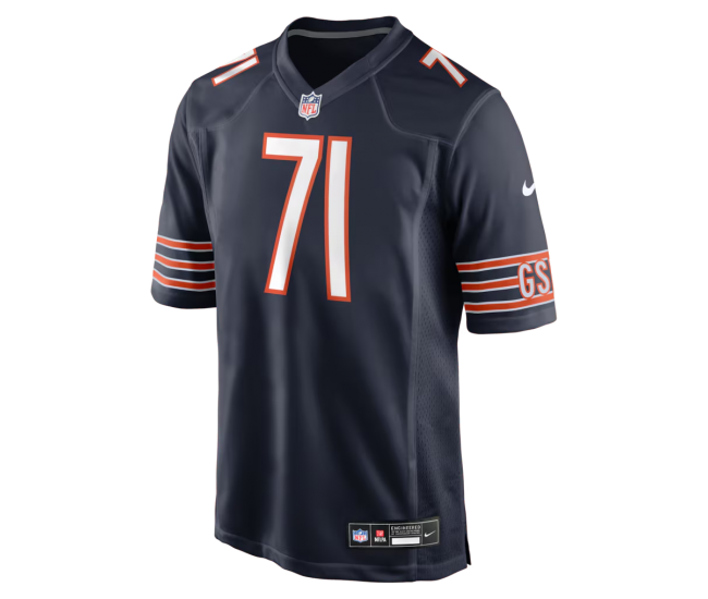 Ryan Bates Chicago Bears Nike Game Jersey Navy