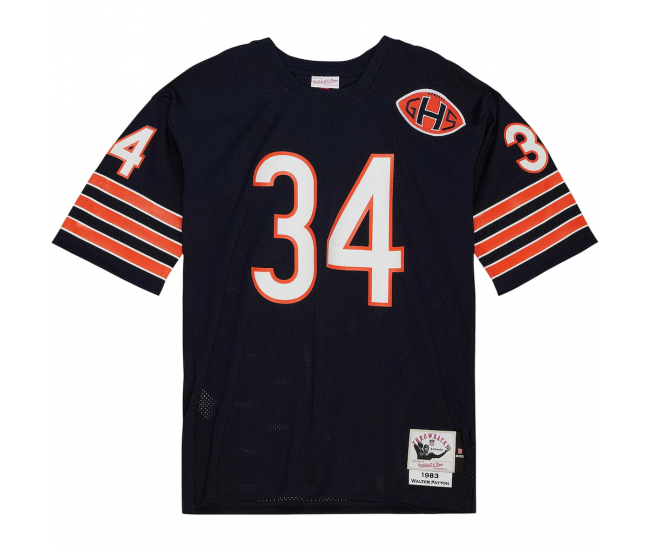 Walter Payton Chicago Bears 1983 Mitchell & Ness Authentic Throwback Retired Player Jersey Navy