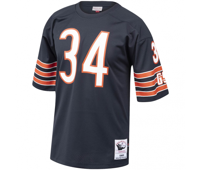 Walter Payton Chicago Bears 1985 Mitchell & Ness Authentic Throwback Retired Player Jersey Navy