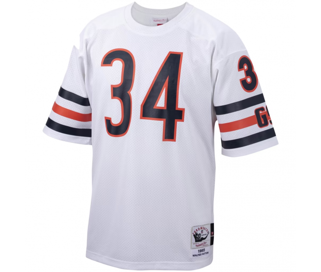 Walter Payton Chicago Bears 1985 Mitchell & Ness Authentic Throwback Retired Player Jersey White