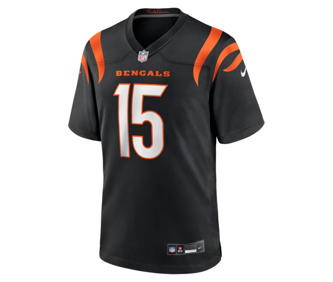 Charlie Jones Cincinnati Bengals Nike Team Game Jersey Black