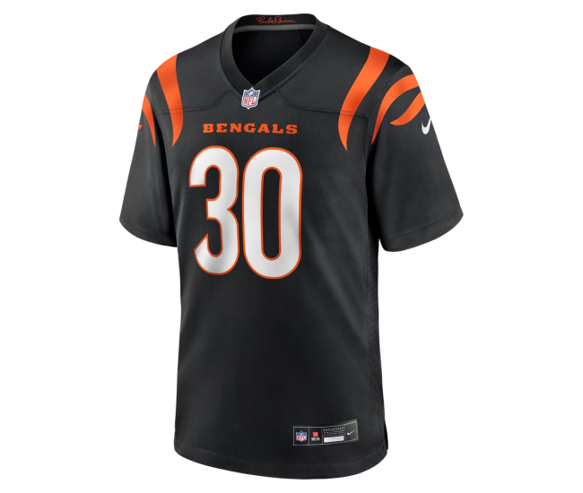 Chase Brown Cincinnati Bengals Nike Team Game Jersey Black
