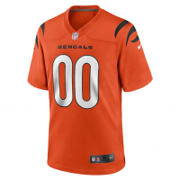 Cincinnati Bengals Nike Alternate Game Custom Jersey Orange