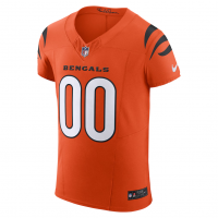 Cincinnati Bengals Nike Alternate Vapor F.U.S.E. Elite Custom Jersey Men's Orange