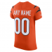 Cincinnati Bengals Nike Alternate Vapor F.U.S.E. Elite Custom Jersey Men's Orange