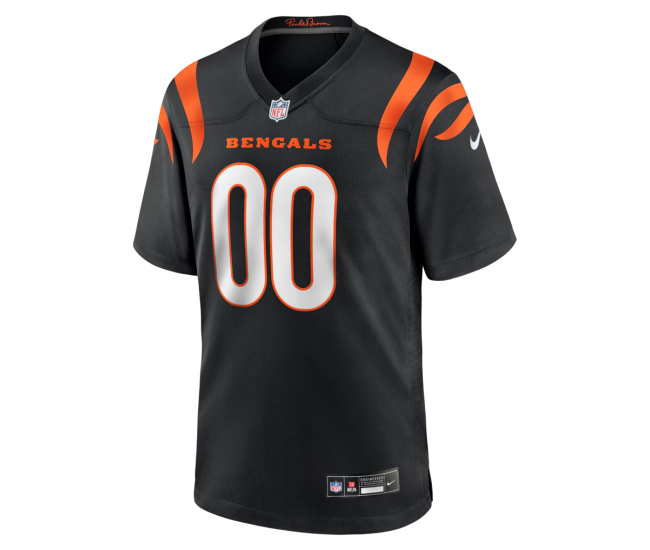 Cincinnati Bengals Nike Game Custom Jersey Black