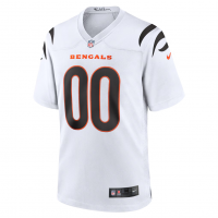 Cincinnati Bengals Nike Game Custom Jersey White
