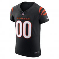 Cincinnati Bengals Nike Team Vapor F.U.S.E. Elite Custom Jersey Black