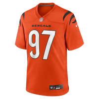 Dexter Lawrence II Cincinnati Bengals Nike Game Jersey Orange