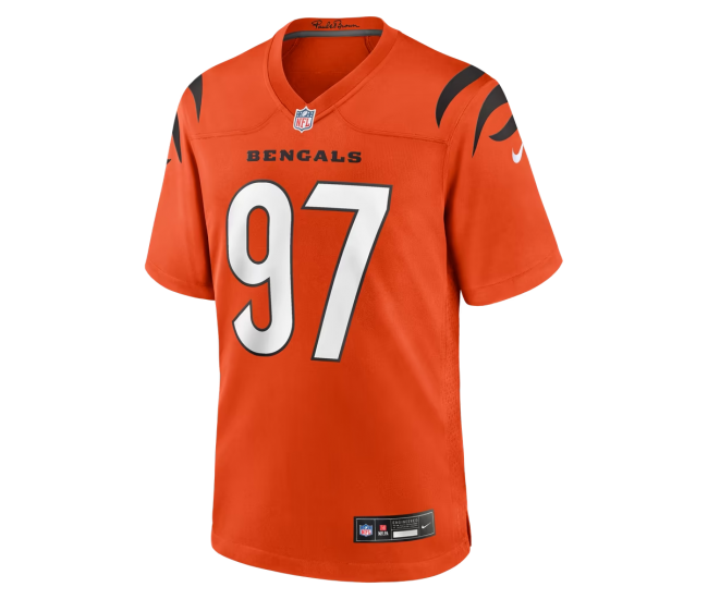 Dexter Lawrence II Cincinnati Bengals Nike Game Jersey Orange