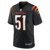 Isaiah Foskey Cincinnati Bengals Nike Team Game Jersey Black