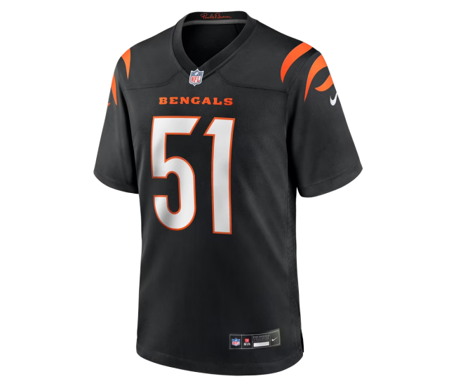 Isaiah Foskey Cincinnati Bengals Nike Team Game Jersey Black