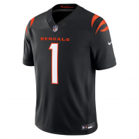 Ja'Marr Chase Cincinnati Bengals Nike Team Vapor F.U.S.E. Stitched Limited Jersey Black