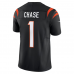Ja'Marr Chase Cincinnati Bengals Nike Vapor F.U.S.E. Limited Jersey Black