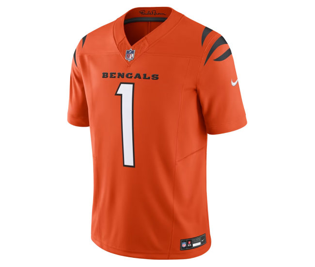 Ja'Marr Chase Cincinnati Bengals Nike Vapor F.U.S.E. Limited Jersey Orange