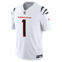 Ja'Marr Chase Cincinnati Bengals Nike Vapor F.U.S.E. Stitched Limited Jersey White