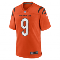 Joe Burrow Cincinnati Bengals Nike Alternate Game Jersey Orange