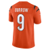 Joe Burrow Cincinnati Bengals Nike Alternate Vapor F.U.S.E. Stitched Limited Jersey Orange