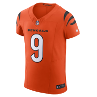 Joe Burrow Cincinnati Bengals Nike Team Vapor F.U.S.E. Elite Jersey Orange