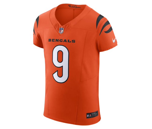 Joe Burrow Cincinnati Bengals Nike Team Vapor F.U.S.E. Elite Jersey Orange