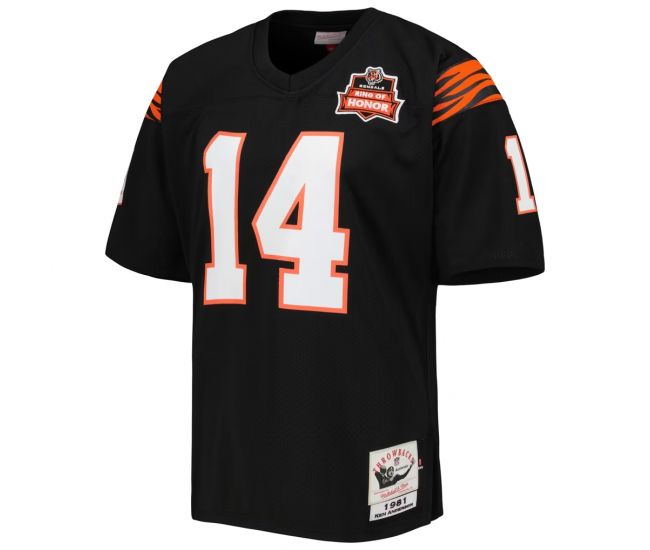 Ken Anderson Cincinnati Bengals 1981 Mitchell & Ness Authentic Throwback Retired Player Jersey Black