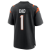 Number 1 Dad Cincinnati Bengals Nike Game Jersey Black