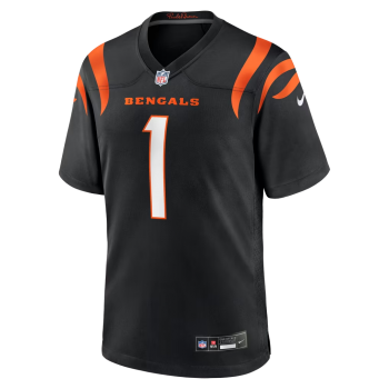 Number 1 Groom Cincinnati Bengals Nike Game Jersey Black