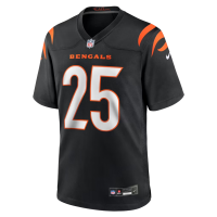 Tahj Brooks Cincinnati Bengals Nike Team Game Jersey Black