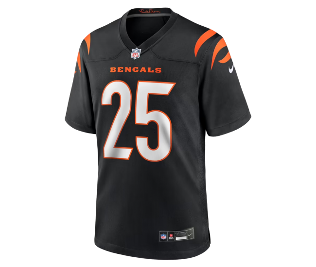 Tahj Brooks Cincinnati Bengals Nike Team Game Jersey Black