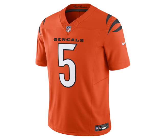 Tee Higgins Cincinnati Bengals Nike Vapor F.U.S.E. Limited Jersey Orange