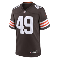 Carson Schwesinger Cleveland Browns Nike 2025 NFL Draft Game Jersey Brown