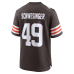 Carson Schwesinger Cleveland Browns Nike 2025 NFL Draft Game Jersey Brown